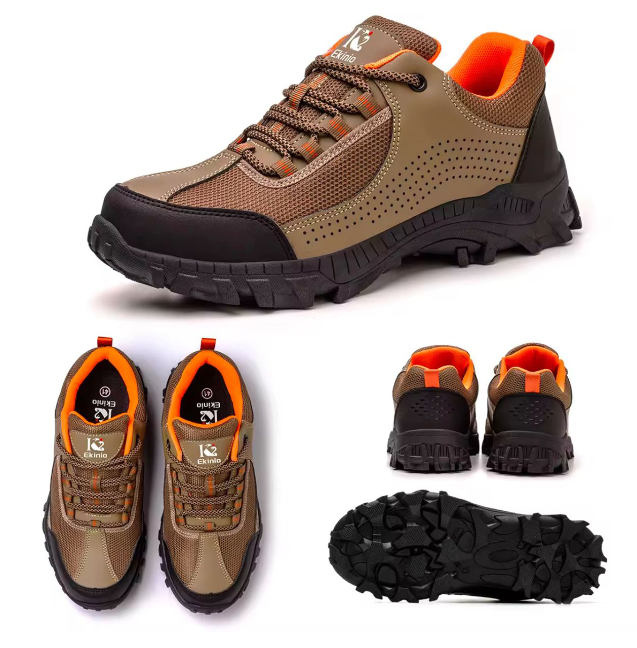 Chaussure de sécurité Ekinio K2 antidérapante avec embout de protection renforcé