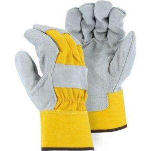 Gants de soudure Docker en cuir professionnel pour protection contre la chaleur