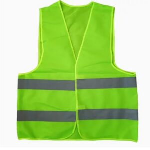 Gilet de sécurité réfléchissant 360° haute visibilité vert