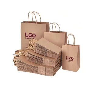 Sac en papier personnalisé pour boutique - 2STechHub Dakar