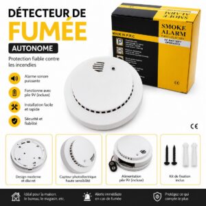 Détecteur de fumée autonome - 2STechHub Dakar